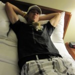 Shell-shocked after a long day of flying! Shell-shocked after a long day of flying!
