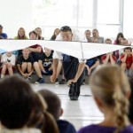 JB demos indoor, Antelope Island Stampede 2012